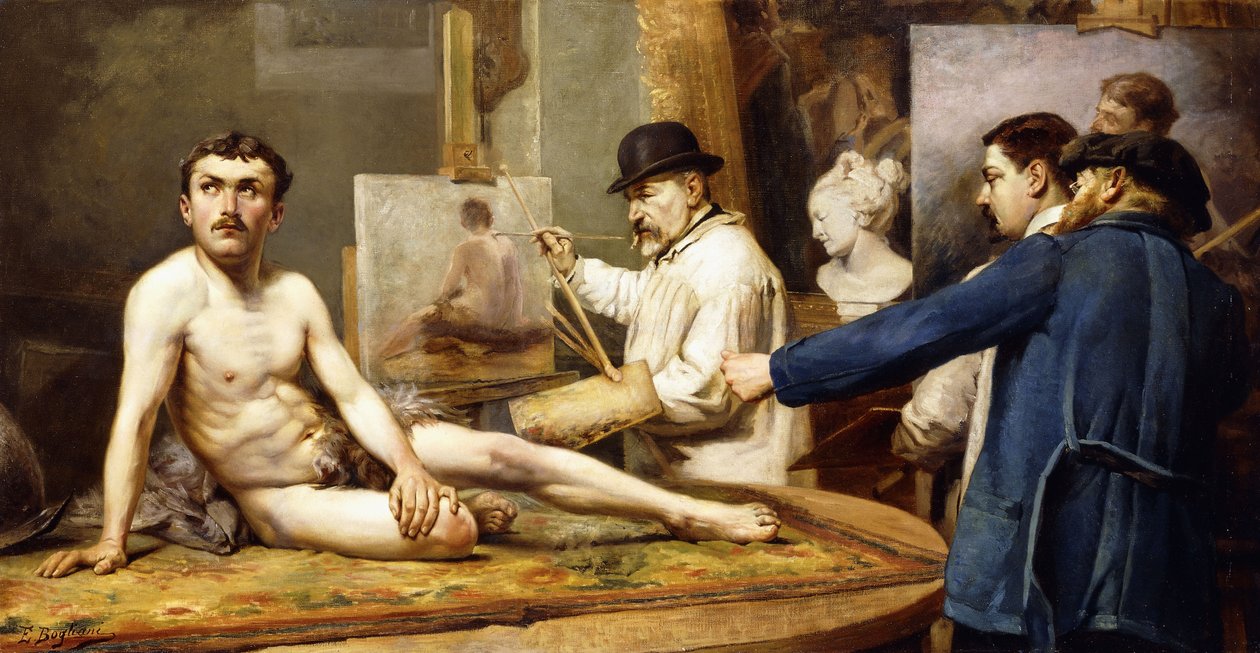 Vor dem Maler von Enrico Bogliani