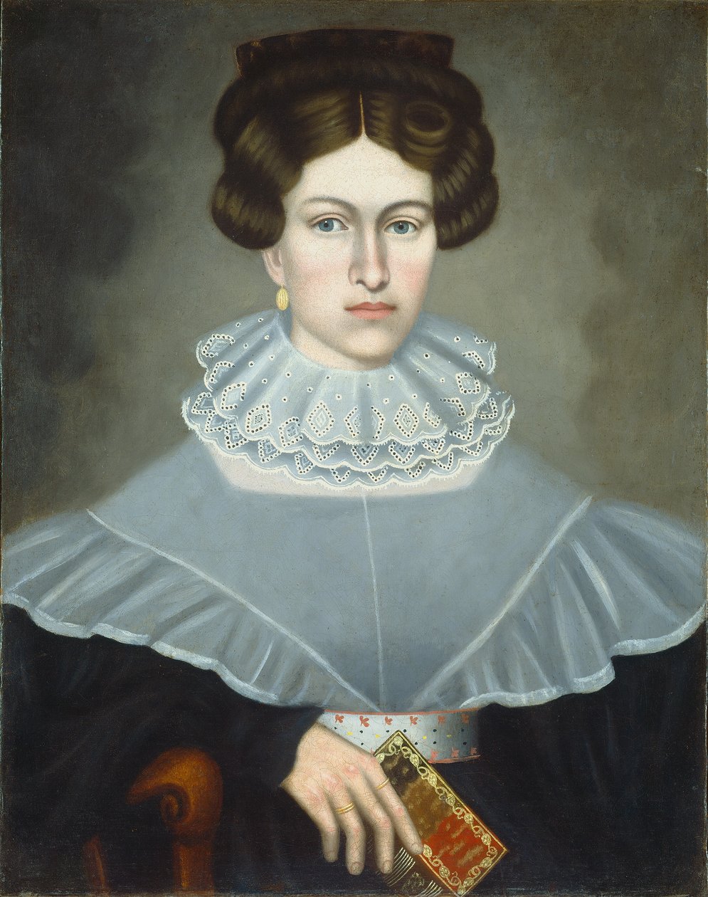 Frau mit einem Buch von Erastus Salisbury Field