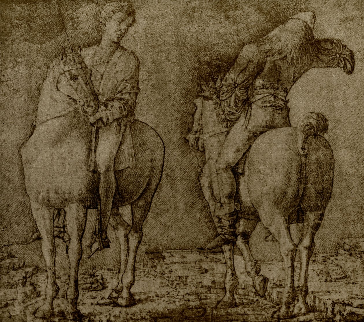 Zwei Reiter von Ercole de Roberti