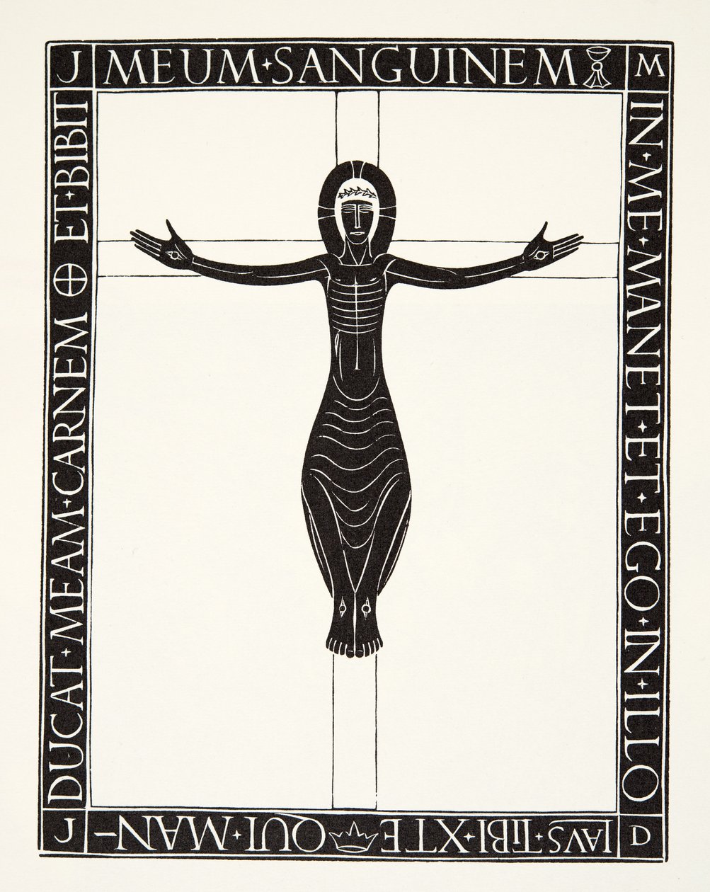 Kruzifix von Eric Gill
