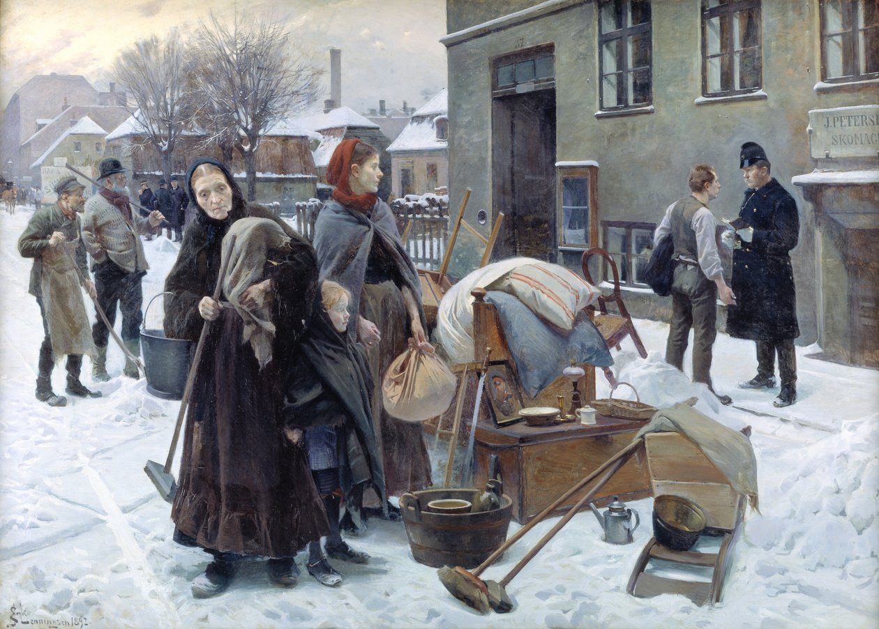 Zwangsräumung von Erik Henningsen