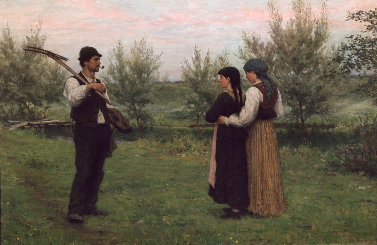 Ein Treffen von Erik Theodor Werenskiold