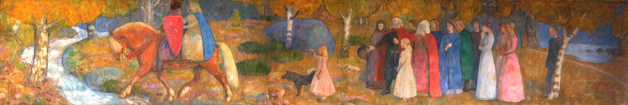 Kleine Kjersti und der Elfenkönig von Erik Theodor Werenskiold