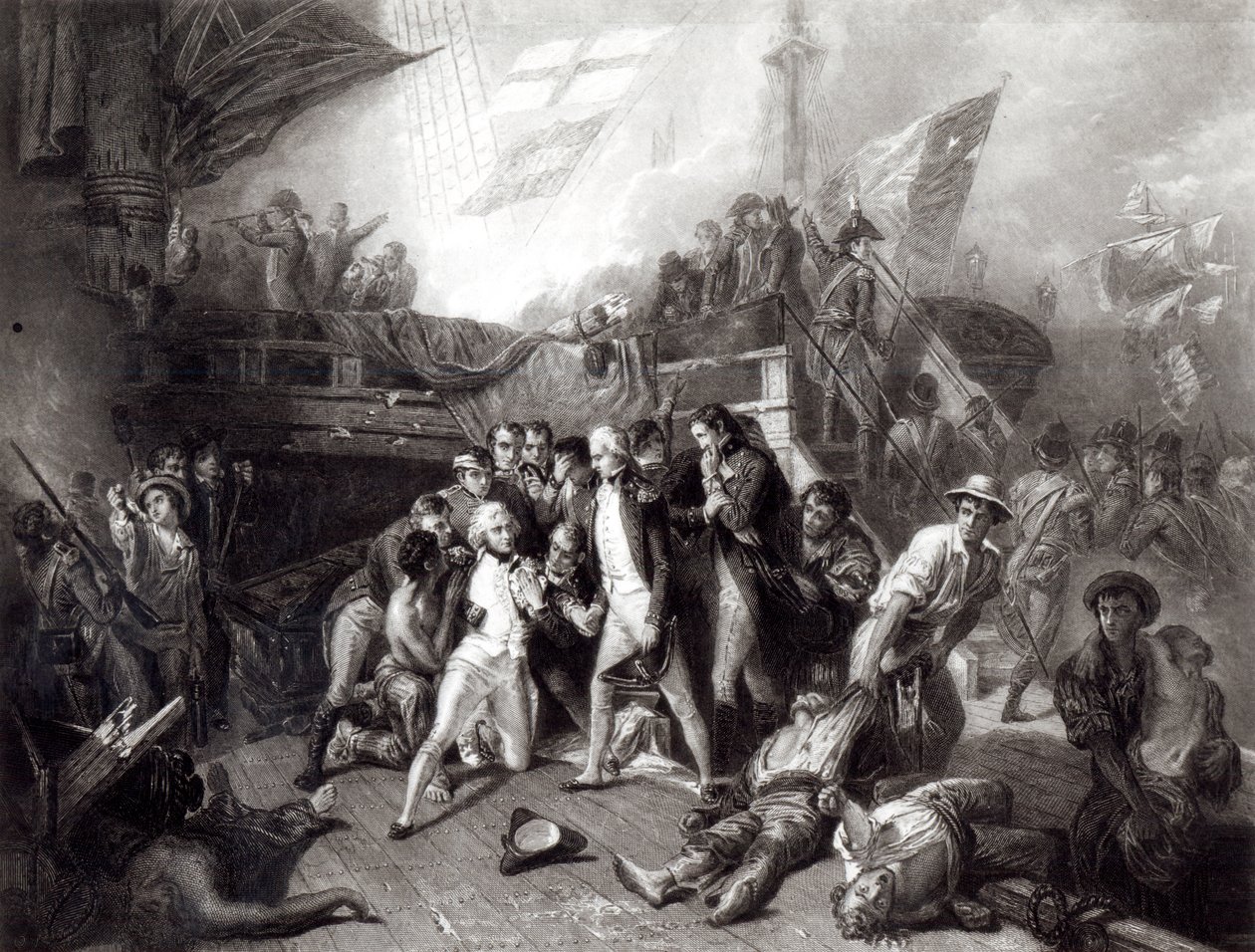 Der Tod von Nelson von Ernest Slingeneyer