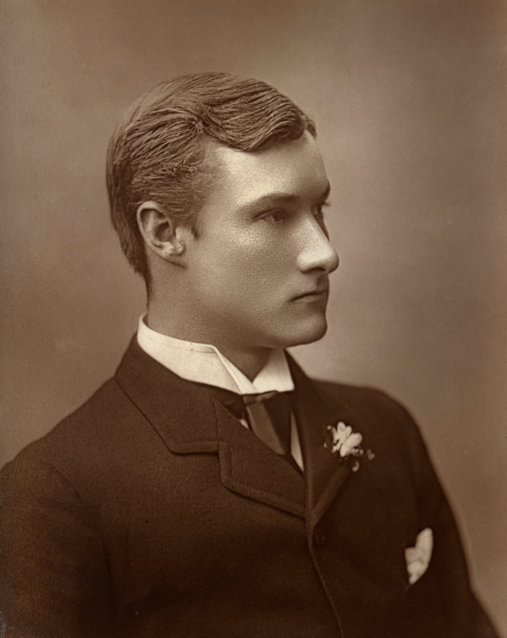 Percy Lynal, britischer Schauspieler, 1887 von Ernest Barraud