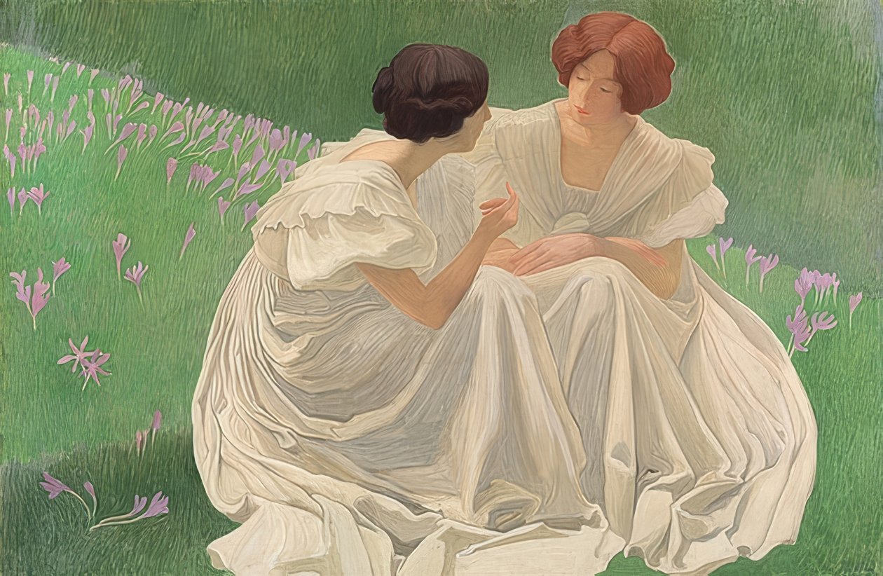 Die zwei Weißen (Les Deux Blanches) von Ernest Bieler