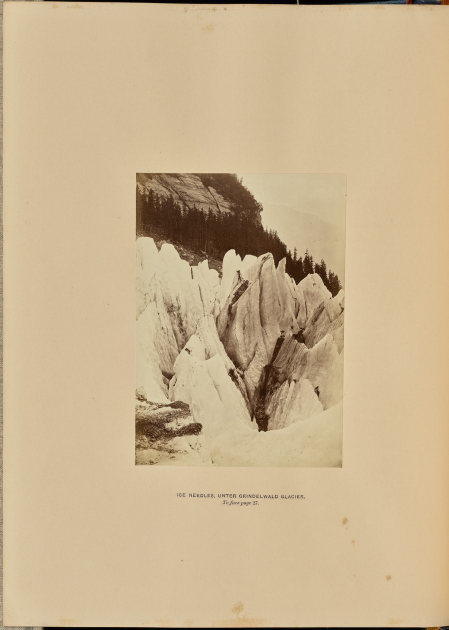 Eisnadeln - Unter Grindelwald-Gletscher von Ernest H. Edwards