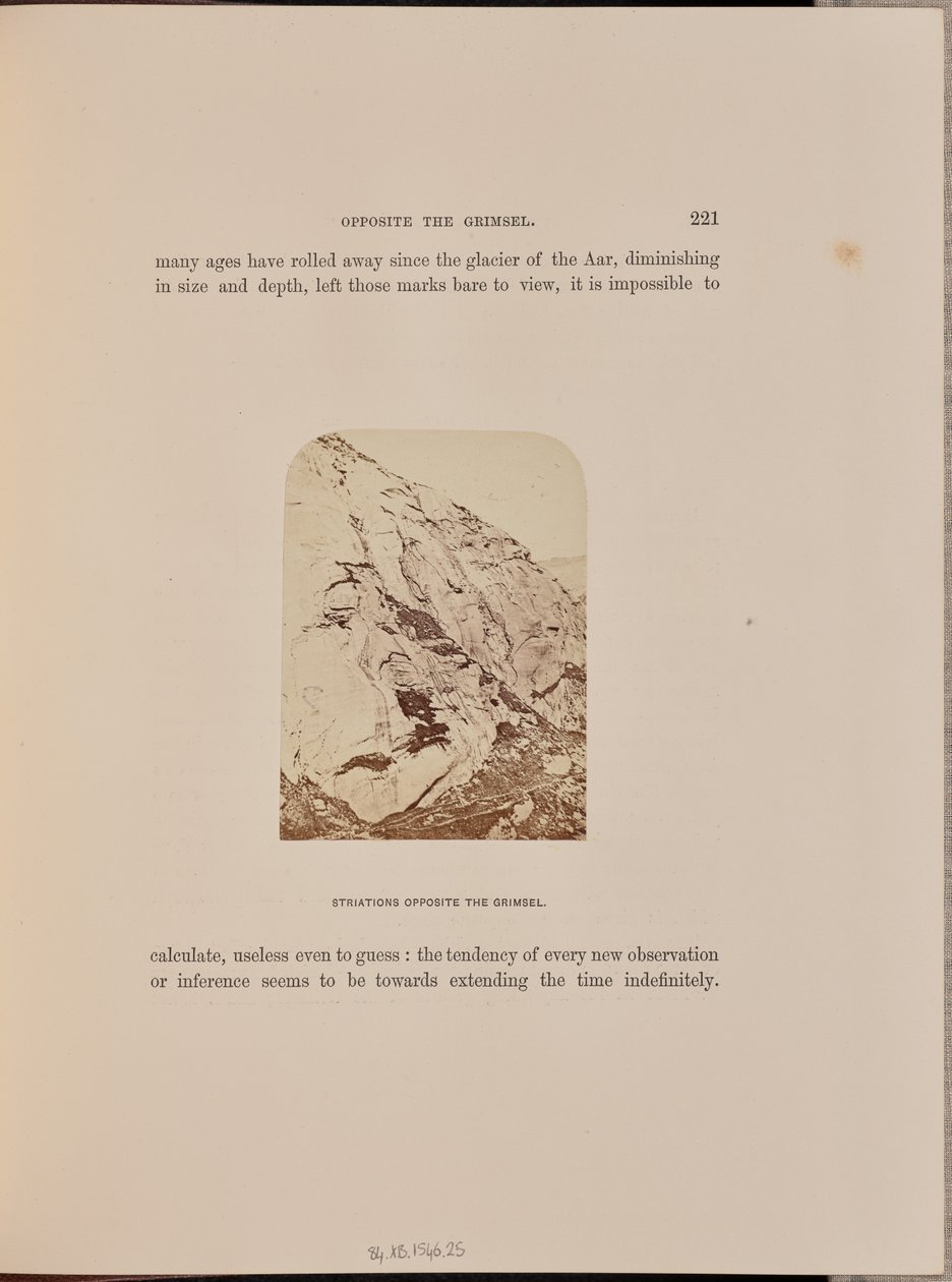 Streifen gegenüber dem Grimsel von Ernest H. Edwards