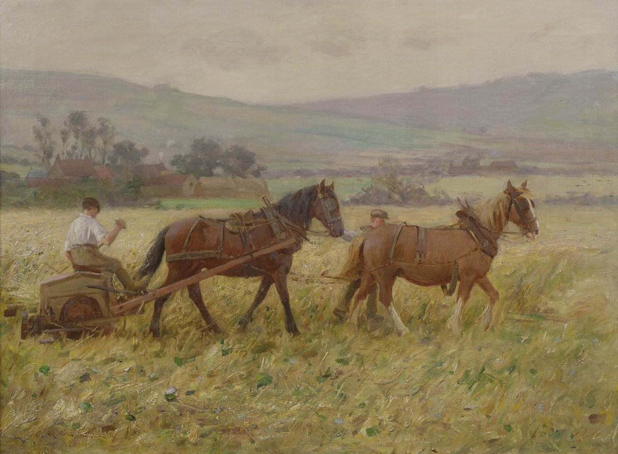 Das Ernteteam von Ernest Higgins Rigg