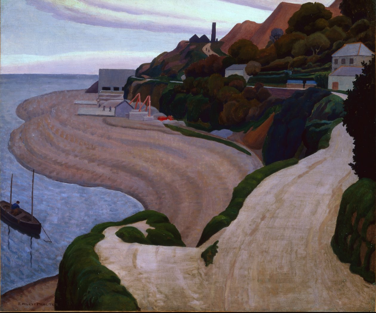 Newlyn und Mousehole Road von Ernest Procter