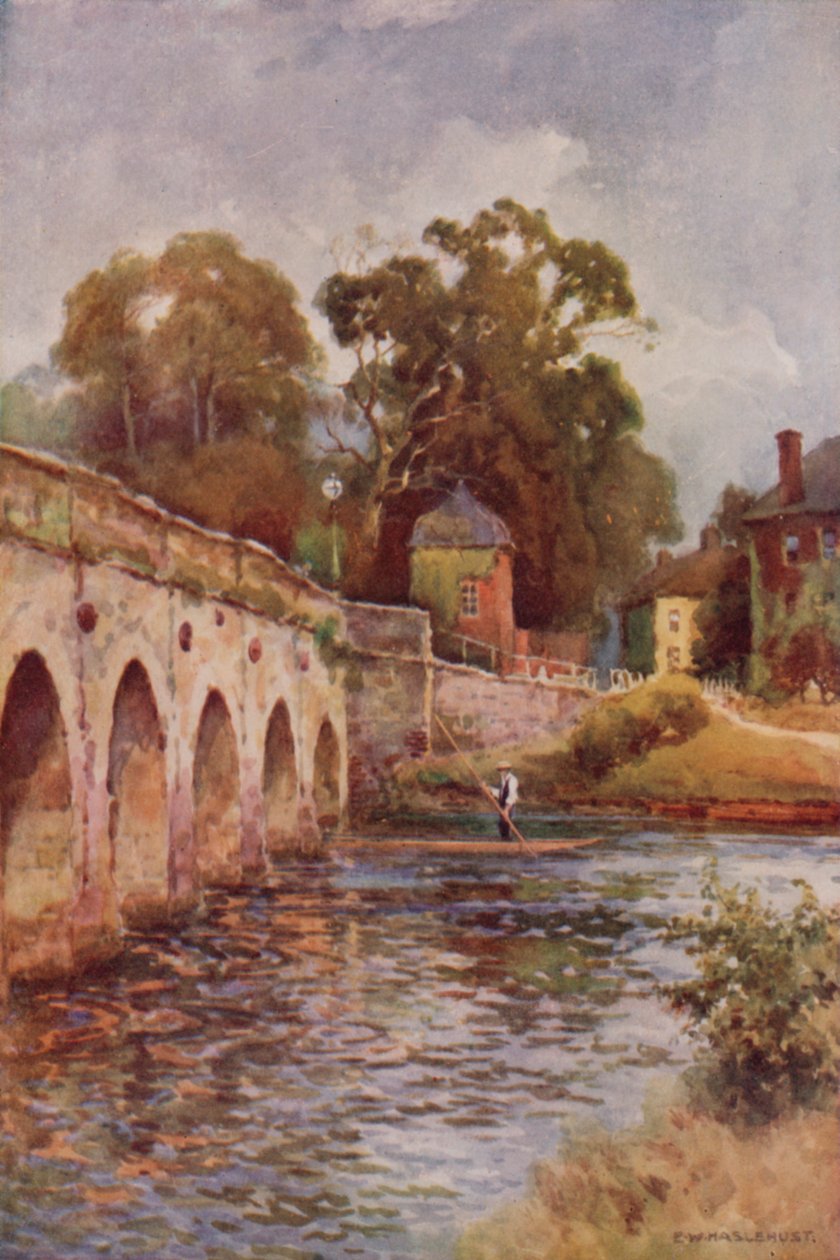 Clopton-Brücke, Stratford-on-Avon von Ernest William Haslehust