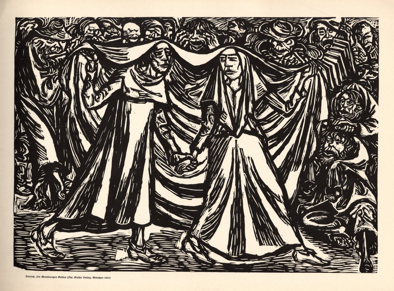 Die Wandlungen Gottes - 4 - Totentanz von Ernst Barlach