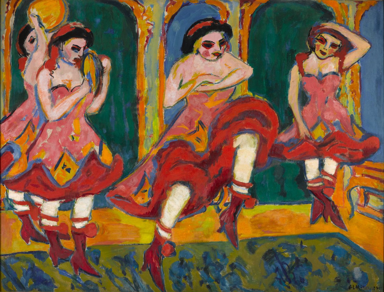 Czardas-Tänzer von Ernst Ludwig Kirchner