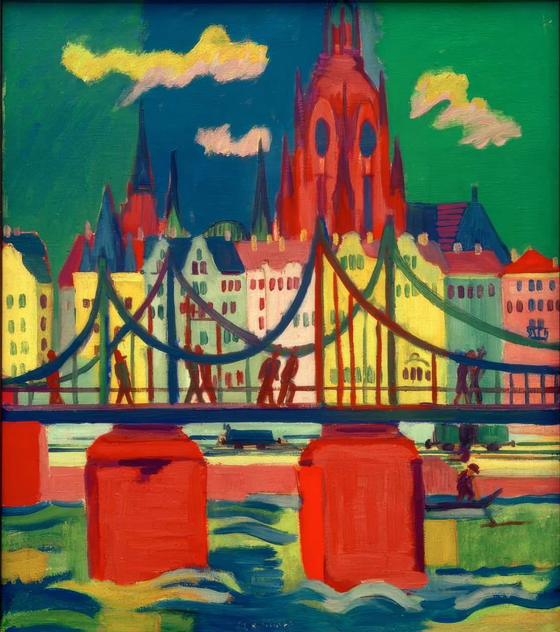 Der Frankfurter Dom von Ernst Ludwig Kirchner