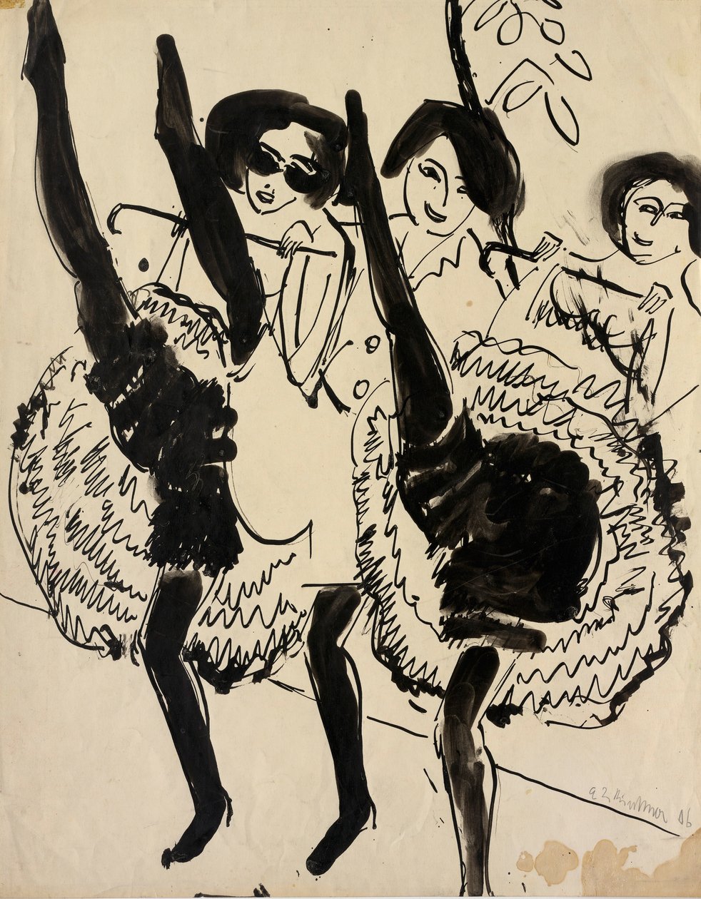 GUGG Tänzer von Ernst Ludwig Kirchner