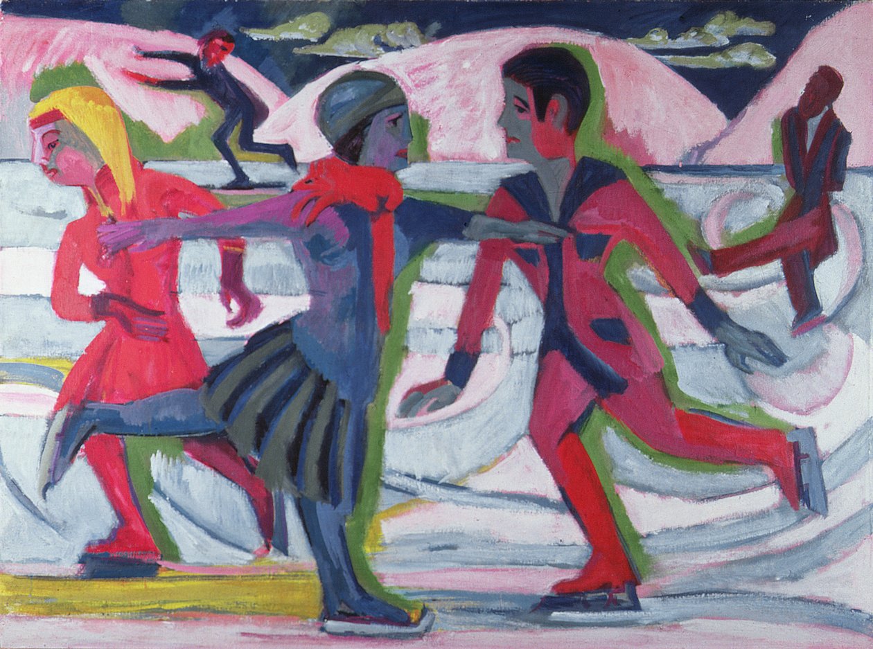 Eisläufer von Ernst Ludwig Kirchner