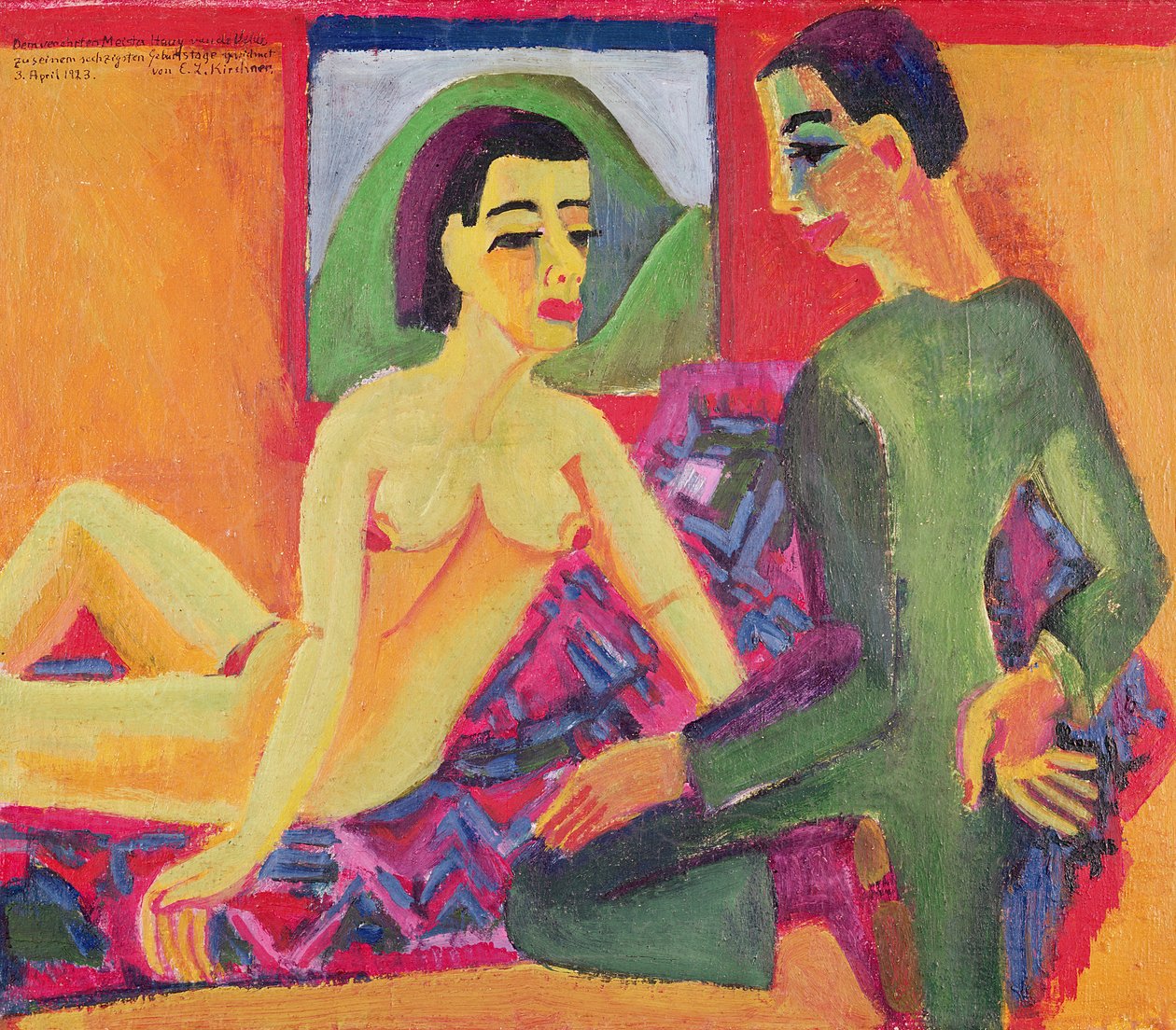 Das Paar, 1923 von Ernst Ludwig Kirchner