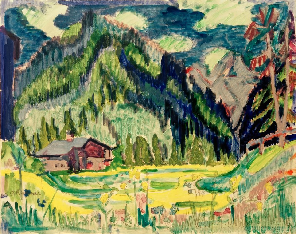 Wildboden von Ernst Ludwig Kirchner