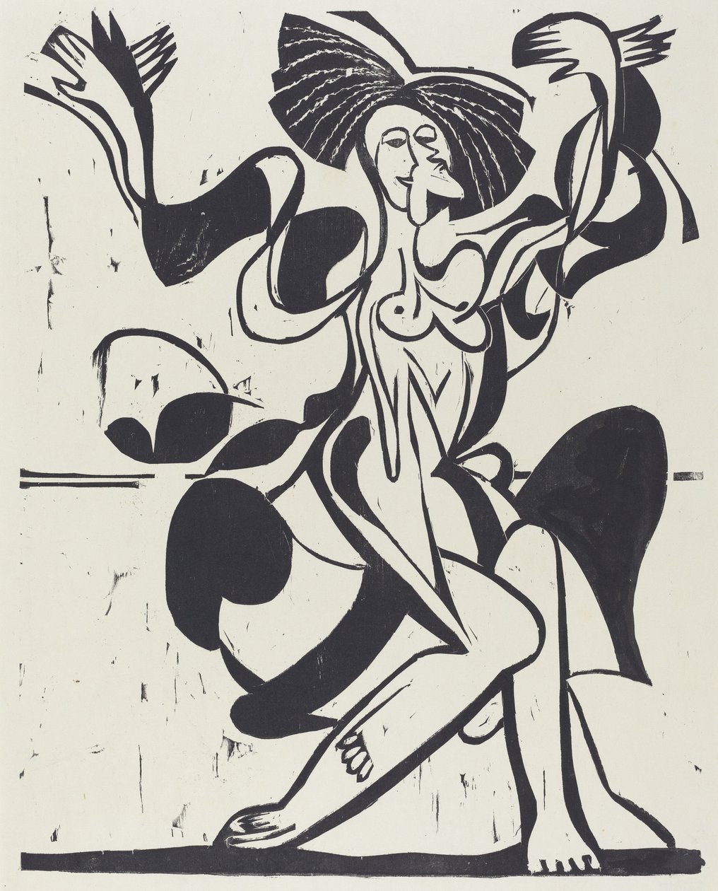 Mary Wigmans Tanz, 1933 von Ernst Ludwig Kirchner