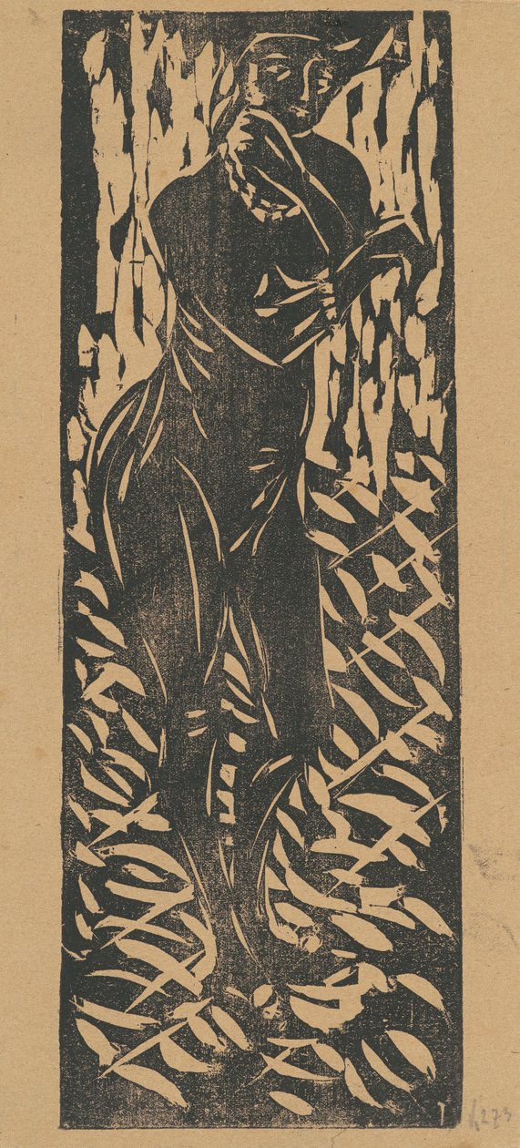 Akt mit Schmuck, 1906 von Ernst Ludwig Kirchner