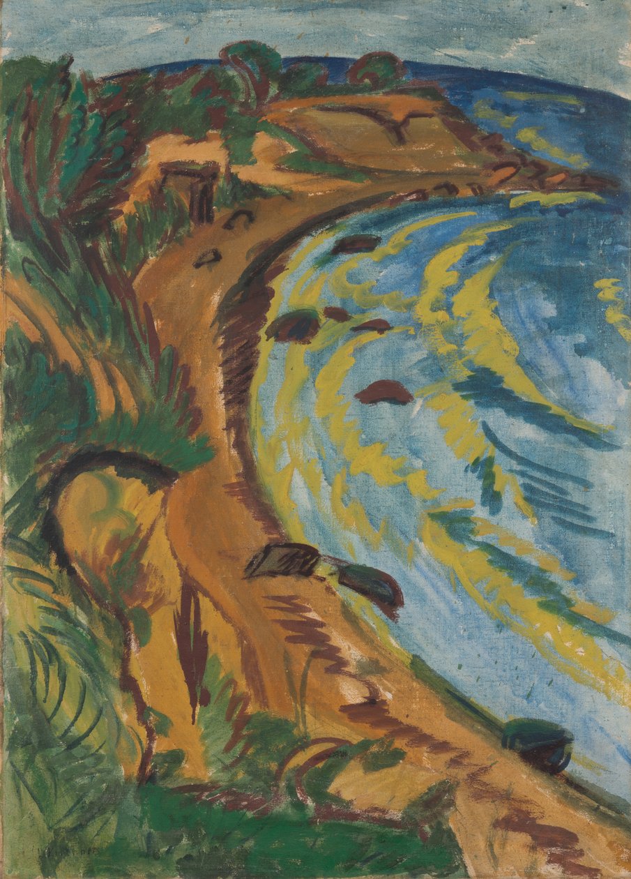 Bucht an der Küste von Fehmarn von Ernst Ludwig Kirchner