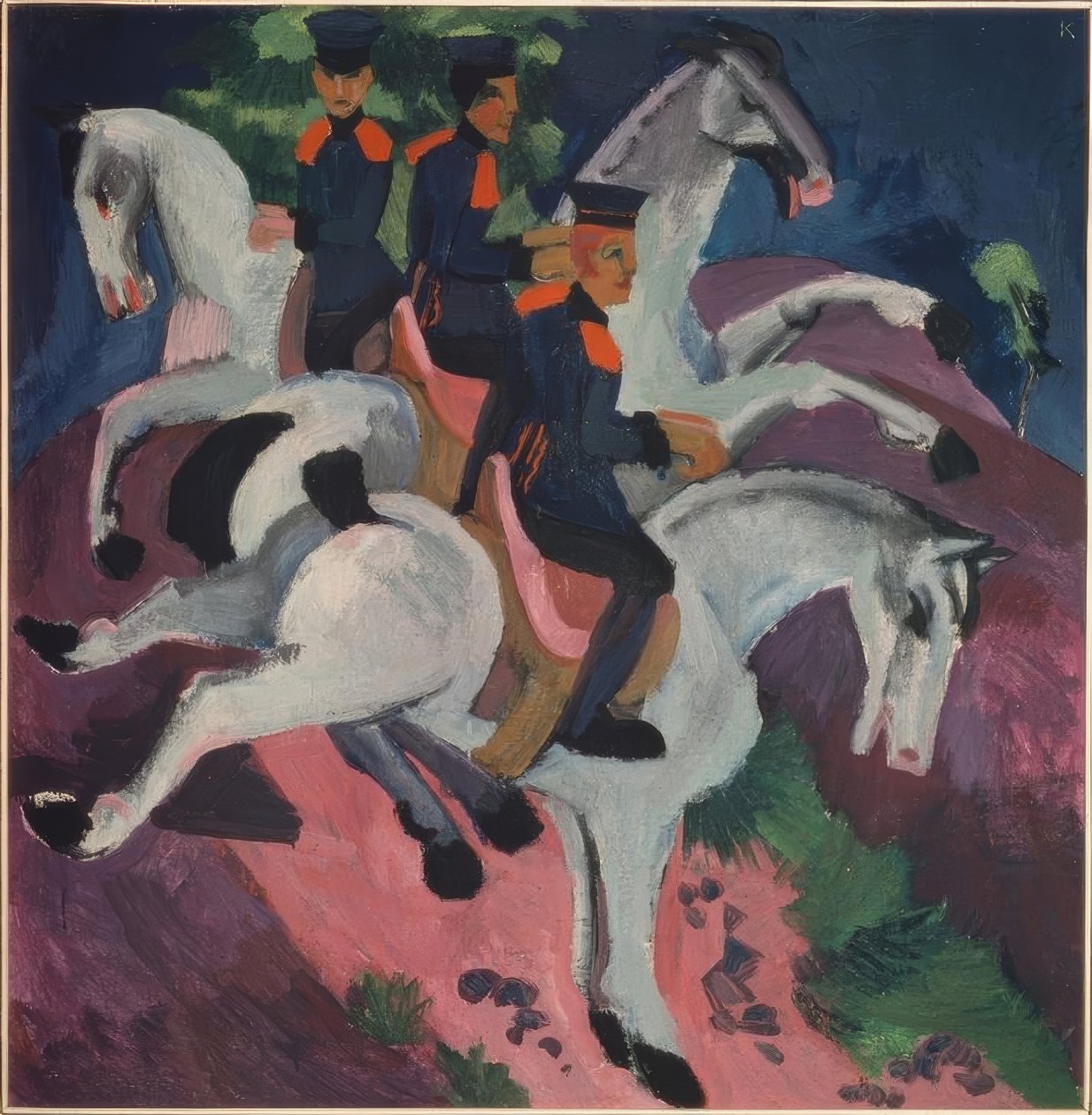 Die Reitschule von Ernst Ludwig Kirchner
