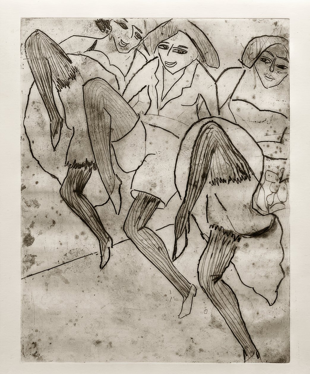 Hamburger Tänzerinnen von Ernst Ludwig Kirchner