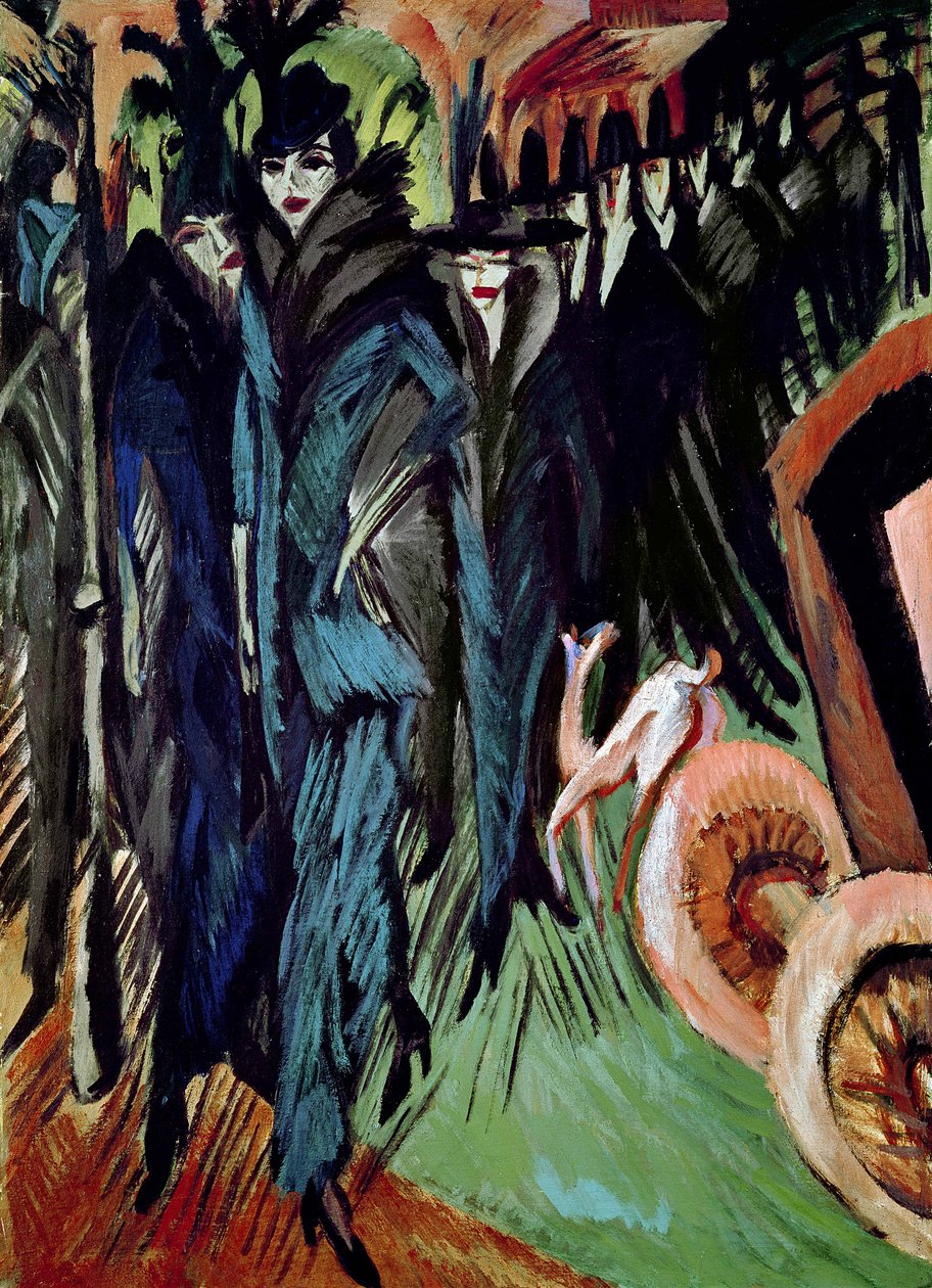 Friedrichstraße von Ernst Ludwig Kirchner