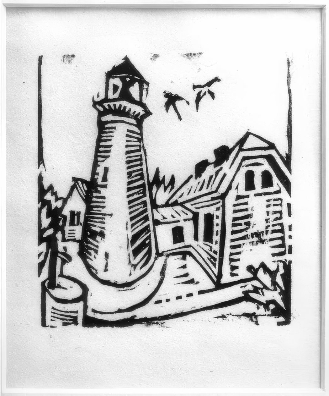 Leuchtturm auf Fehmarn von Ernst Ludwig Kirchner