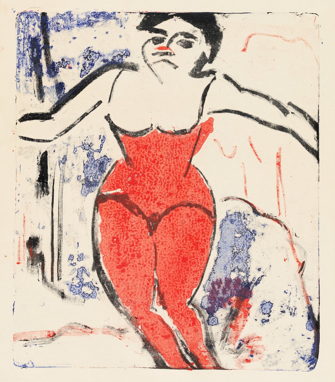 Darsteller verbeugt sich von Ernst Ludwig Kirchner