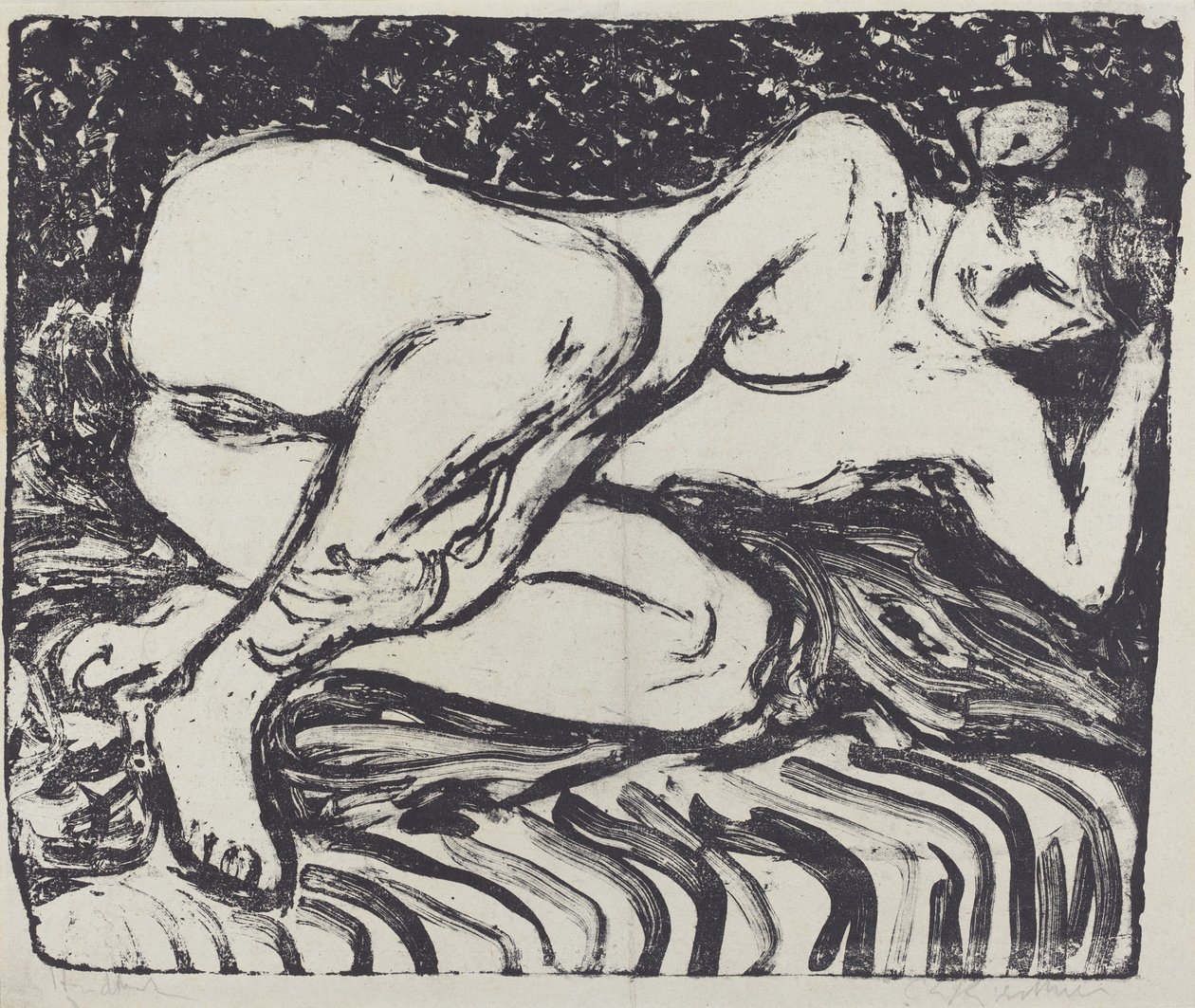 Liegender Akt von Ernst Ludwig Kirchner