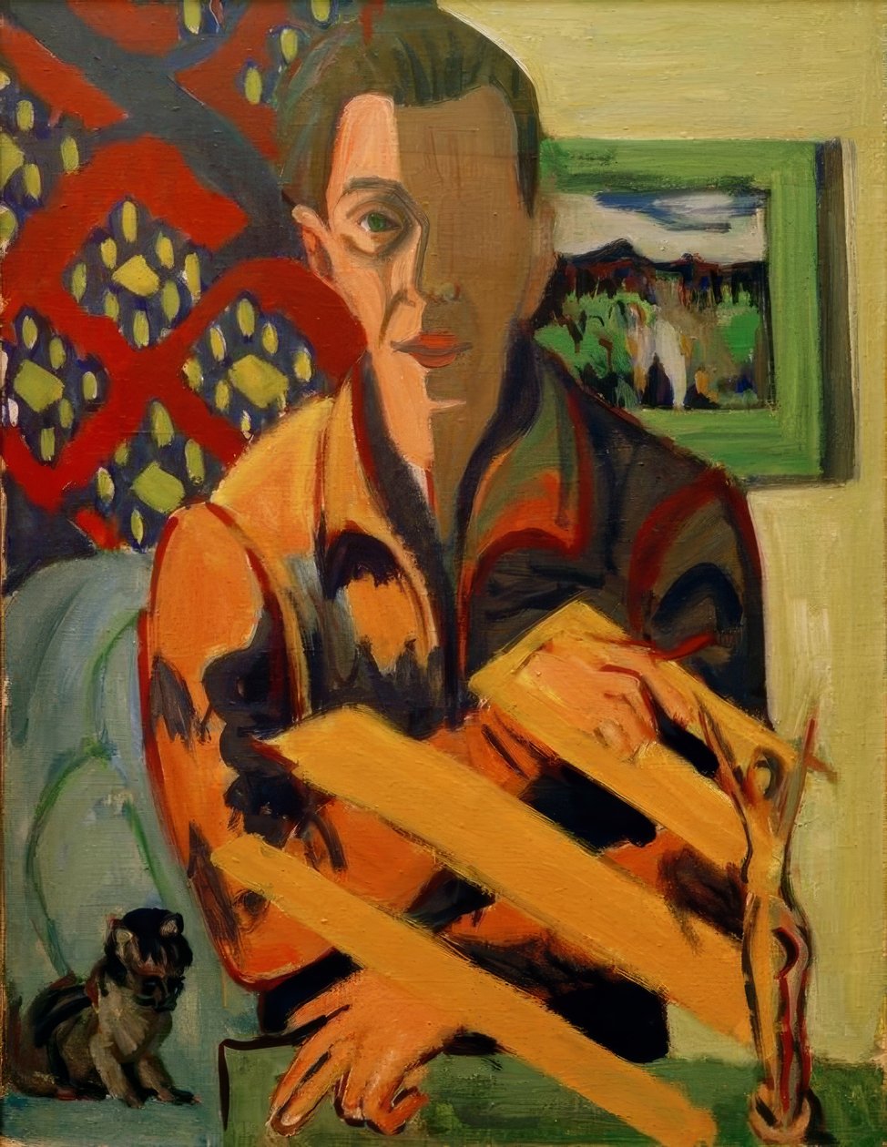 Selbstbildnis von Ernst Ludwig Kirchner