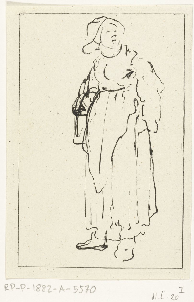 Stehende Bäuerin von Ernst Willem Jan Bagelaar
