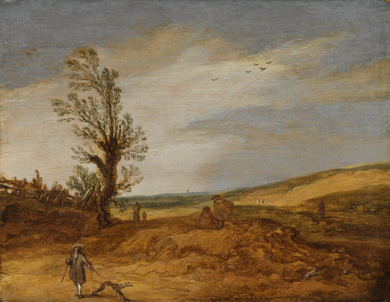 Ansicht in den Dünen von Esaias van de Velde