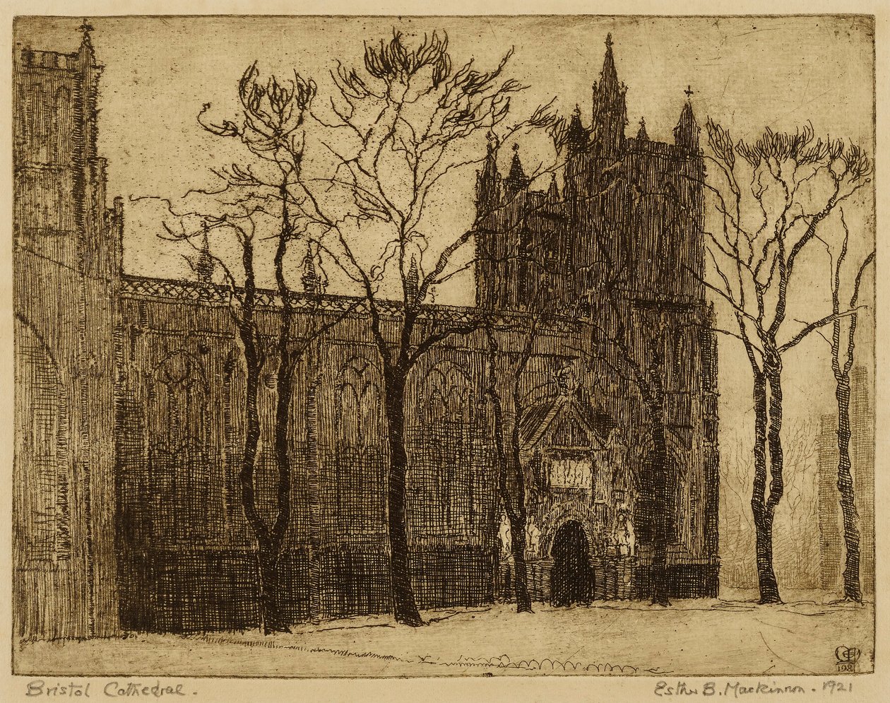 Kathedrale von Bristol von Esther Blaikie MacKinnon