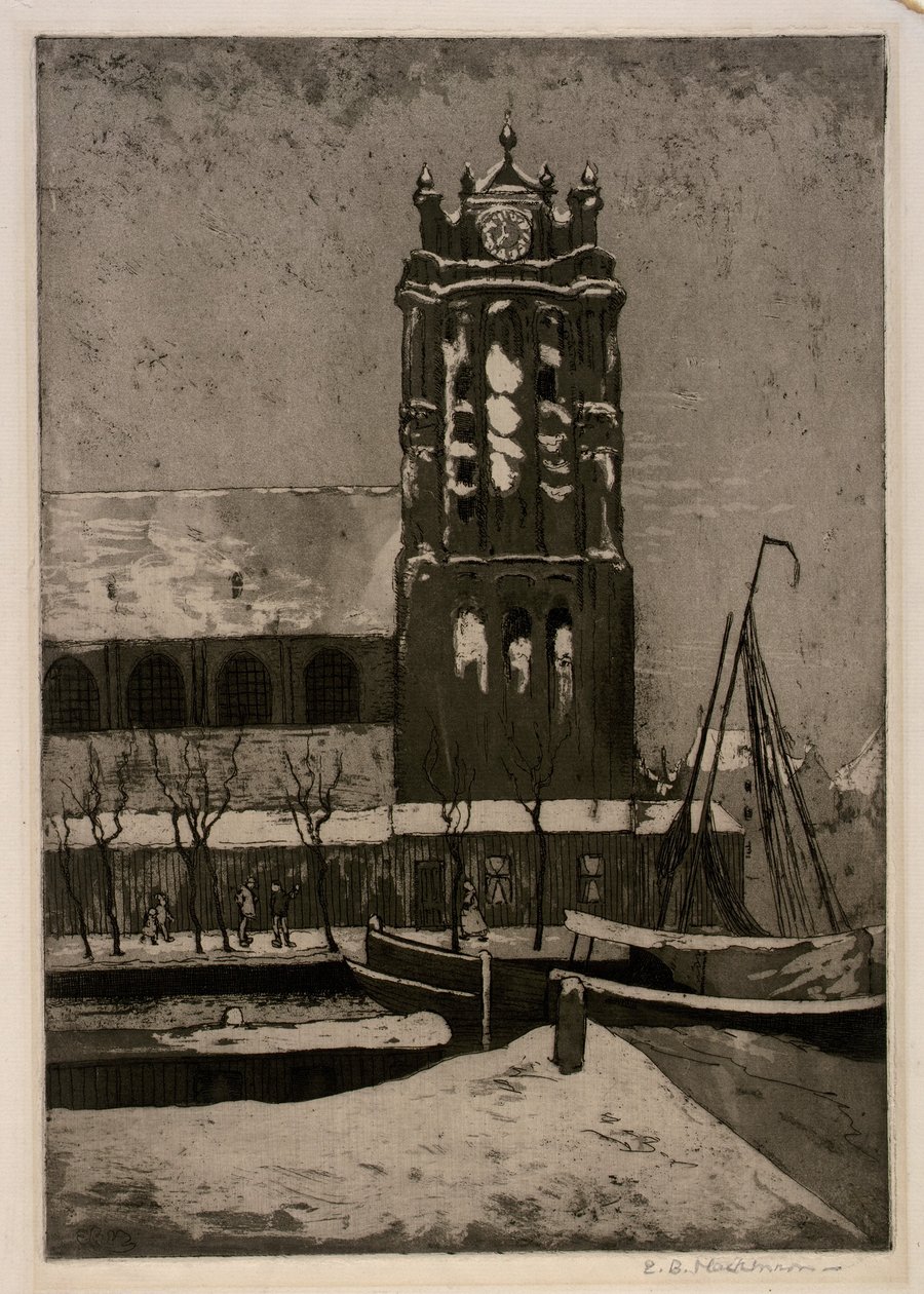 Schnee in Holland von Esther Blaikie MacKinnon