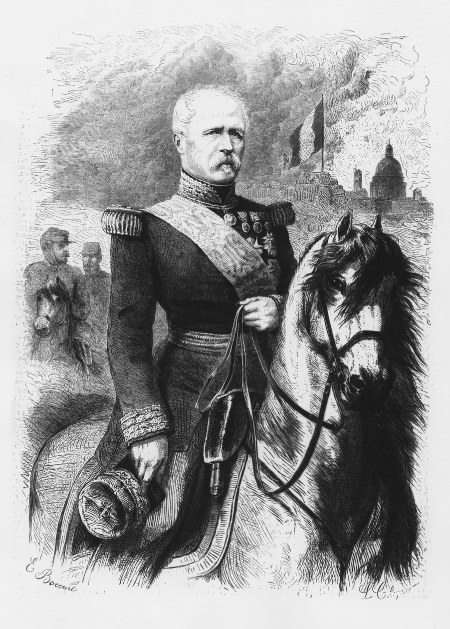 Marshall MacMahon von Etienne Gabriel Bocourt