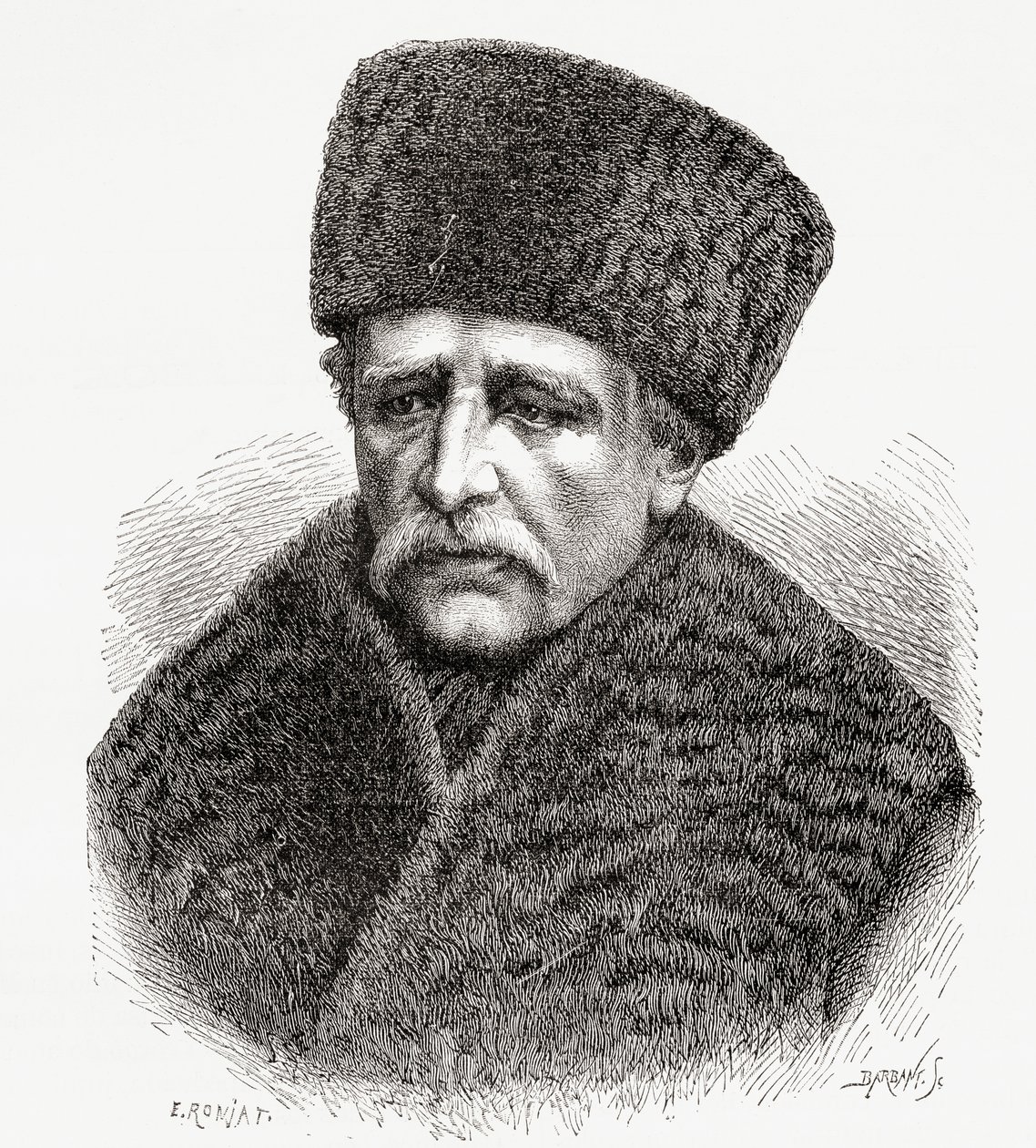 Baron Nils Adolf Erik Nordenskiold, 1878 von Etienne Antoine Eugene Ronjat