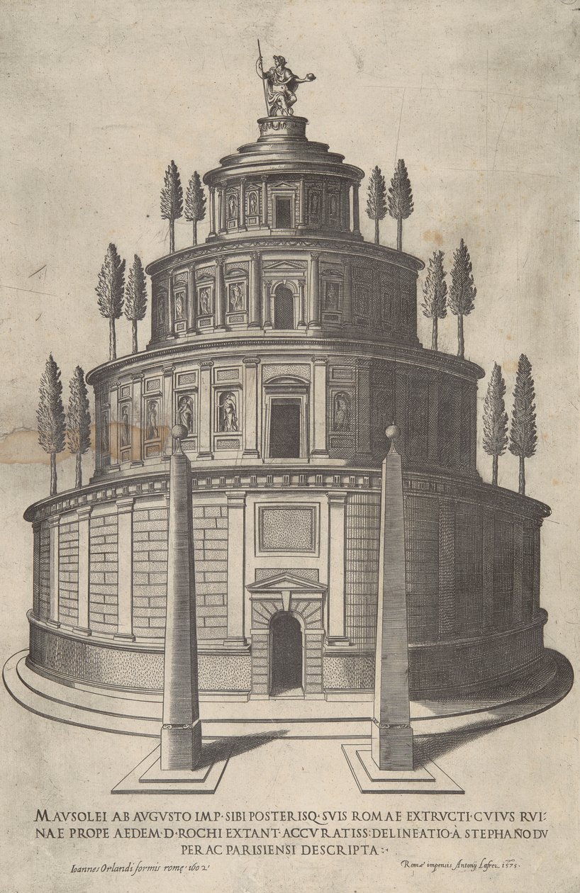 Mausolei Ab Augusto Imp von Etienne Duperac
