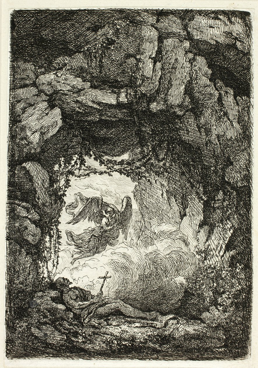 Der Tod des Heiligen Hieronymus von Etienne de Lavallee Poussin