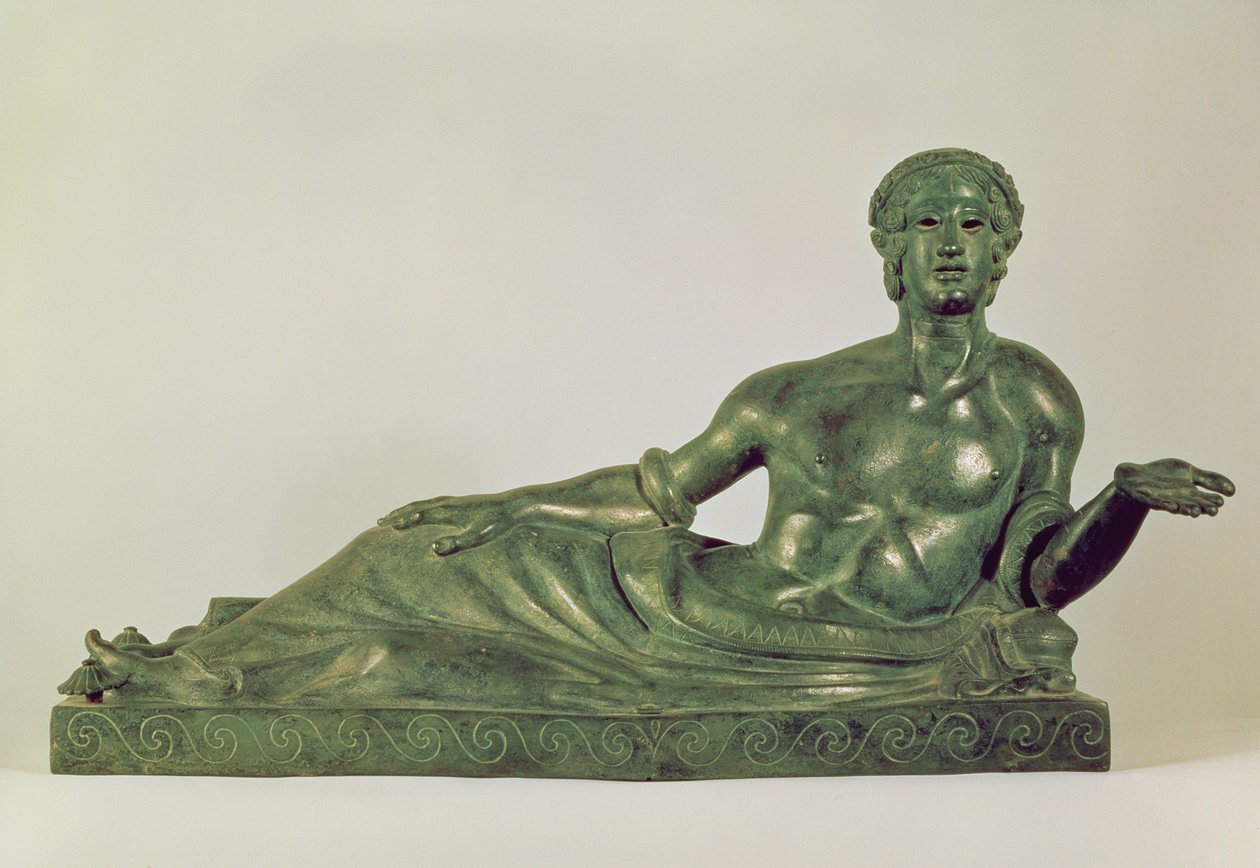 Aschenurne, Mitte 4. Jahrhundert v. Chr. von Etruscan