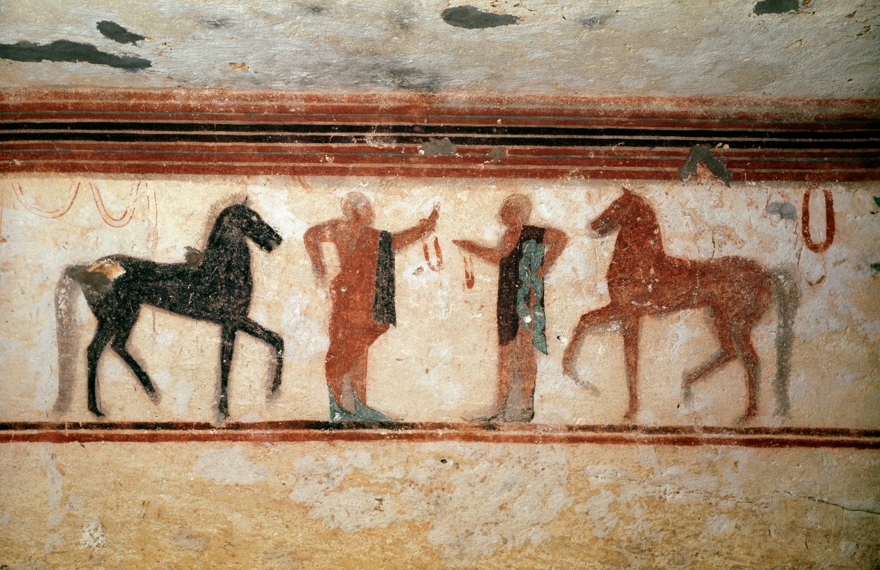 Konversation (Detail) von Etruscan