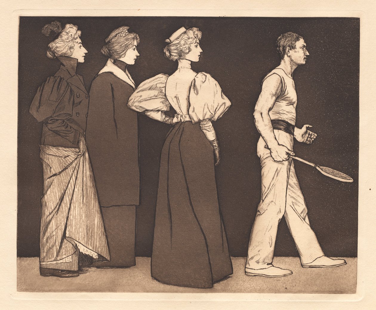 Der Tennisspieler von Eugen Kirchner