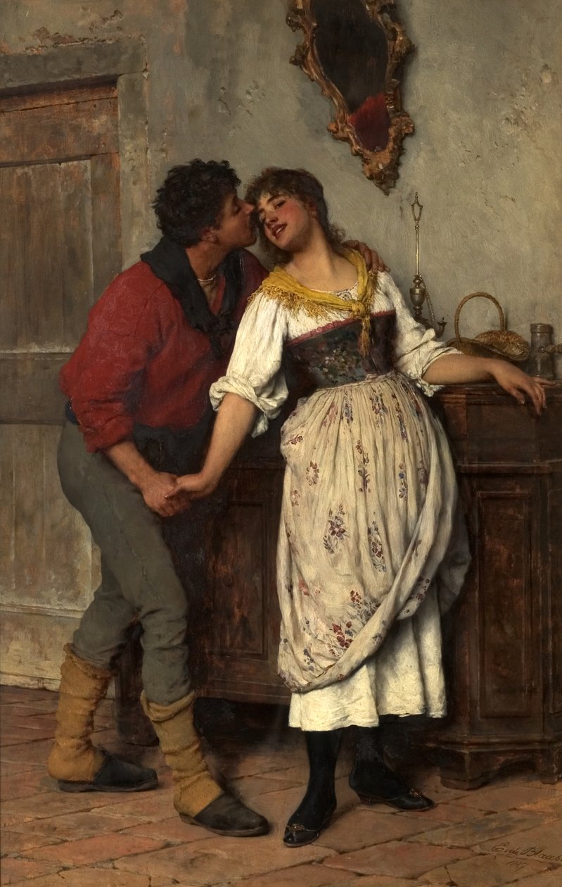 Akzeptiert, 1887 von Eugen von Blaas