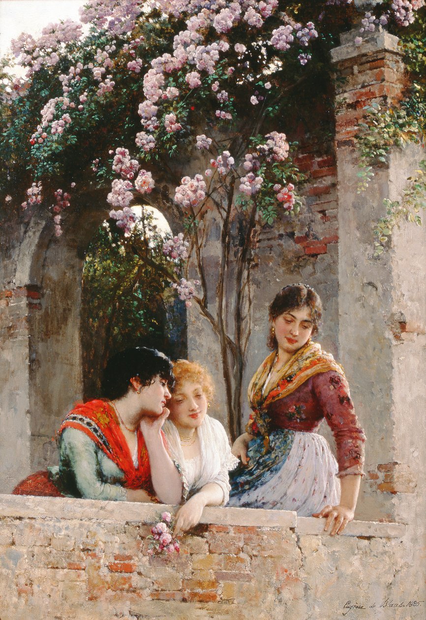 Auf der Terrasse von Eugen von Blaas