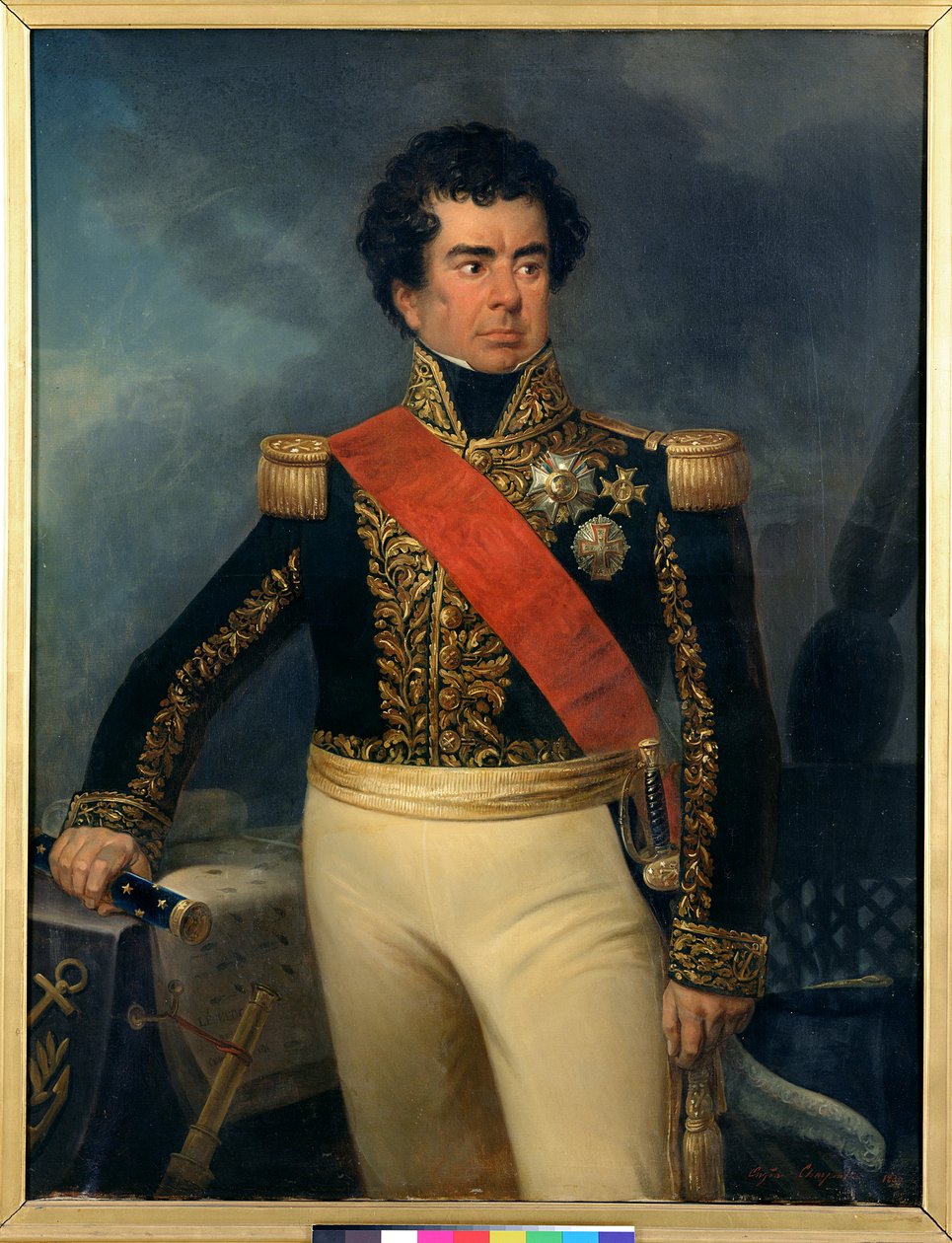 Porträt von Victor-Guy (1775-1846) Baron Duperre, 1839 von Eugene Charpentier