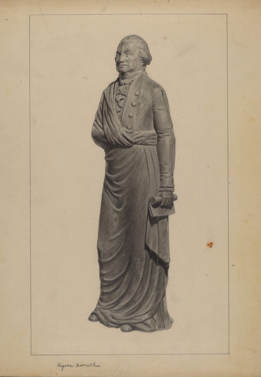 Gusseisenfigur von Eugene Barrell