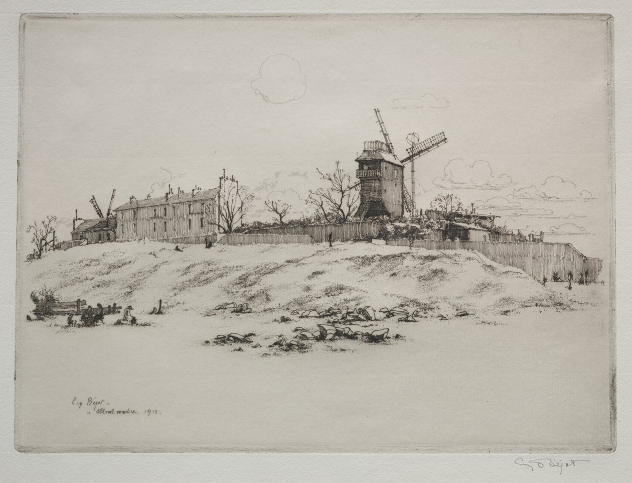 Moulin de la Galette, Montmartre von Eugene Bejot