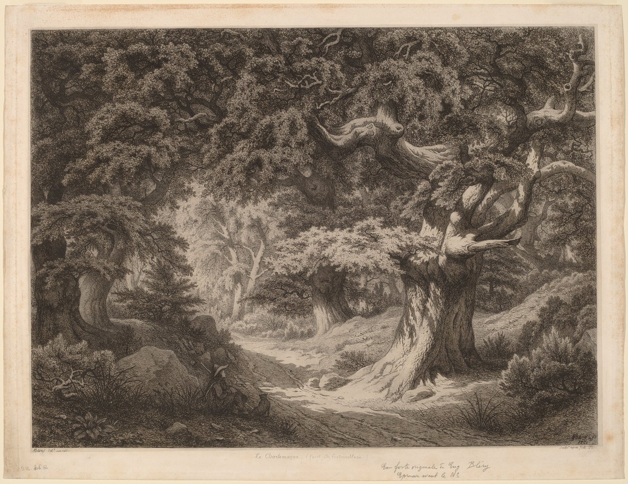 Der Karl der Große (Wald von Fontainebleau) von Eugene Bléry