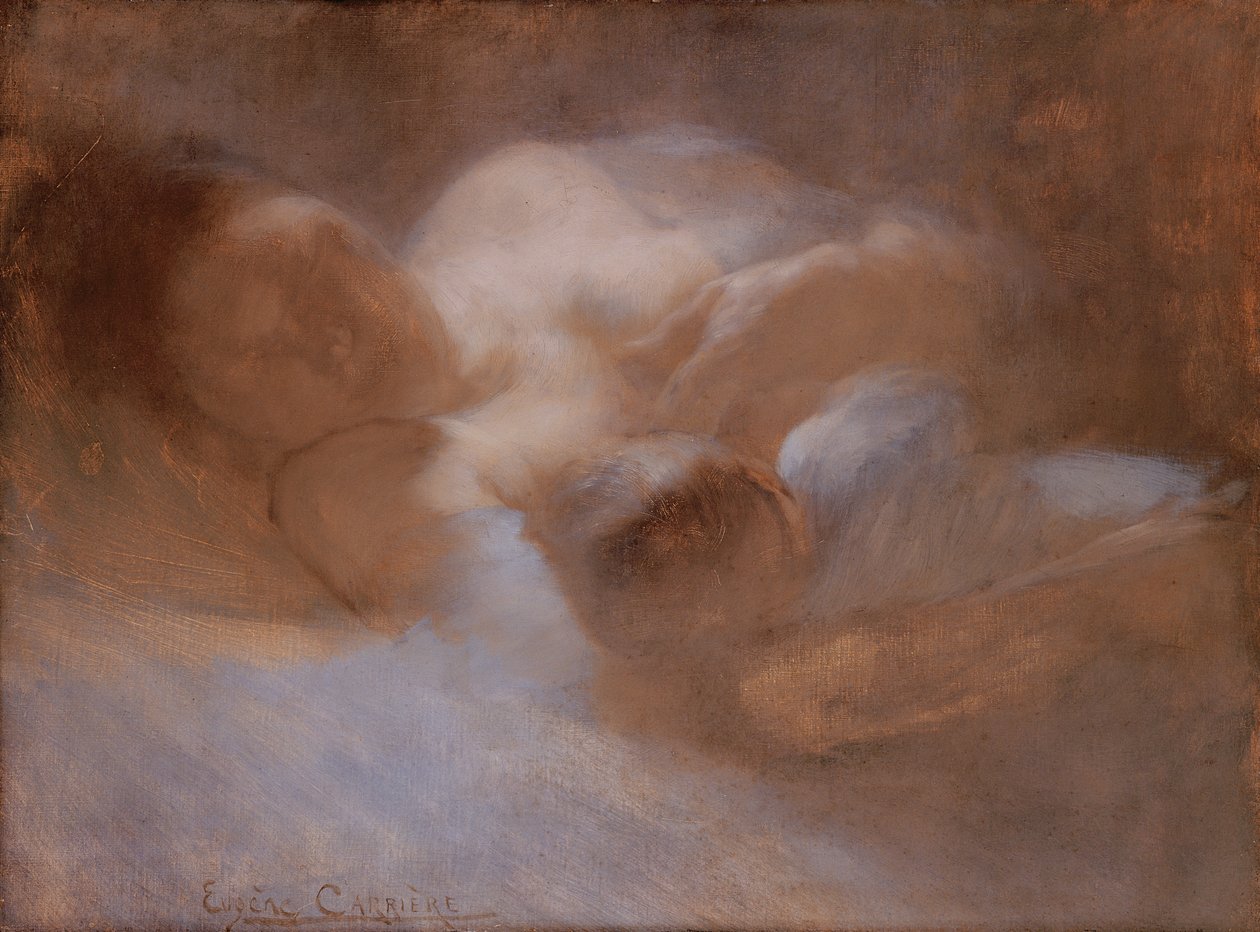 Mutterschaft (Leiden) von Eugène Carrière